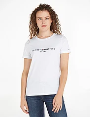 Tommy Hilfiger - HERITAGE HILFIGER C-NK REG TEE - t-shirts & tops - white - 3