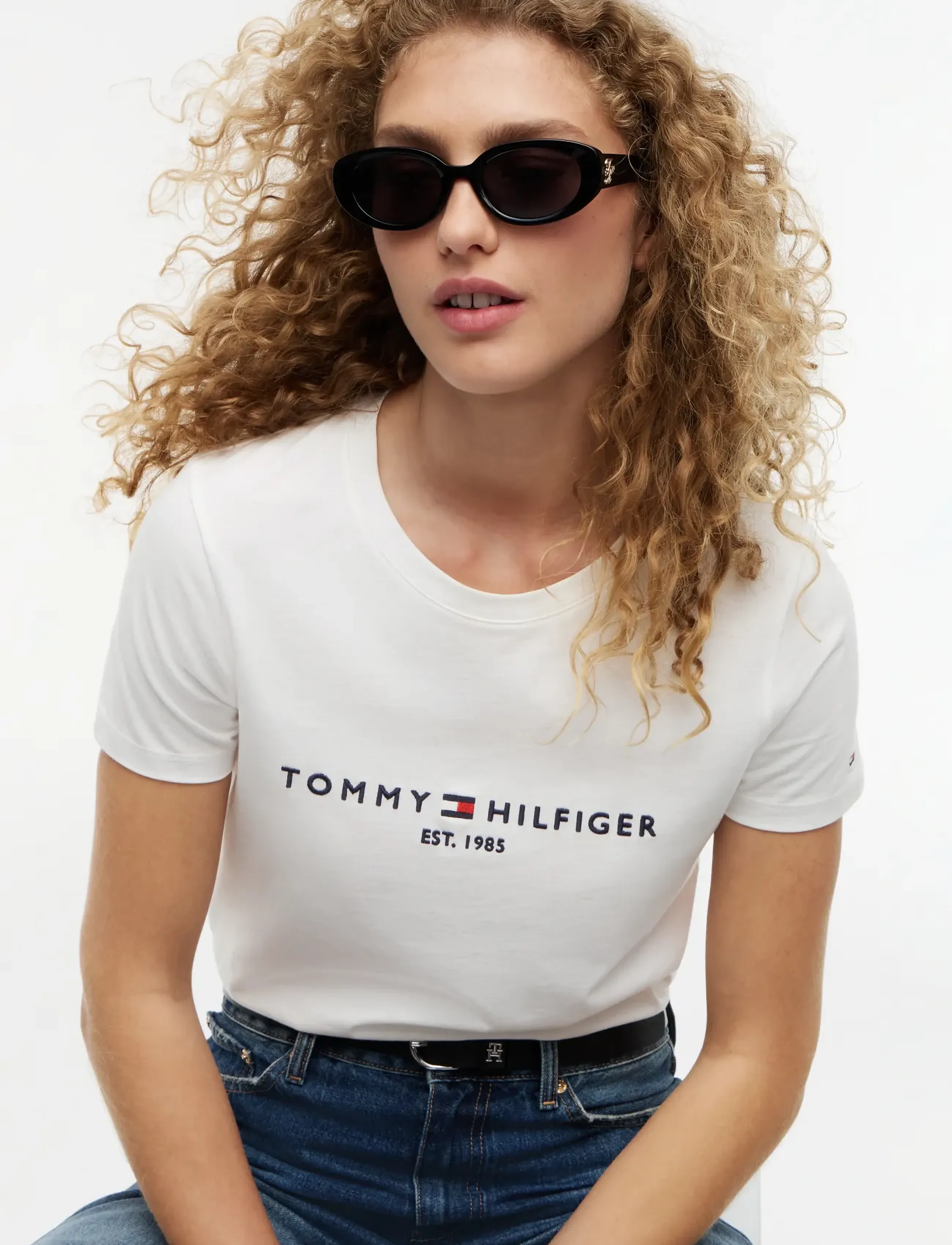 TOMMY HILFIGER Heritage Hilfiger C-Nk Reg Tee t-shirts dam – bild 3