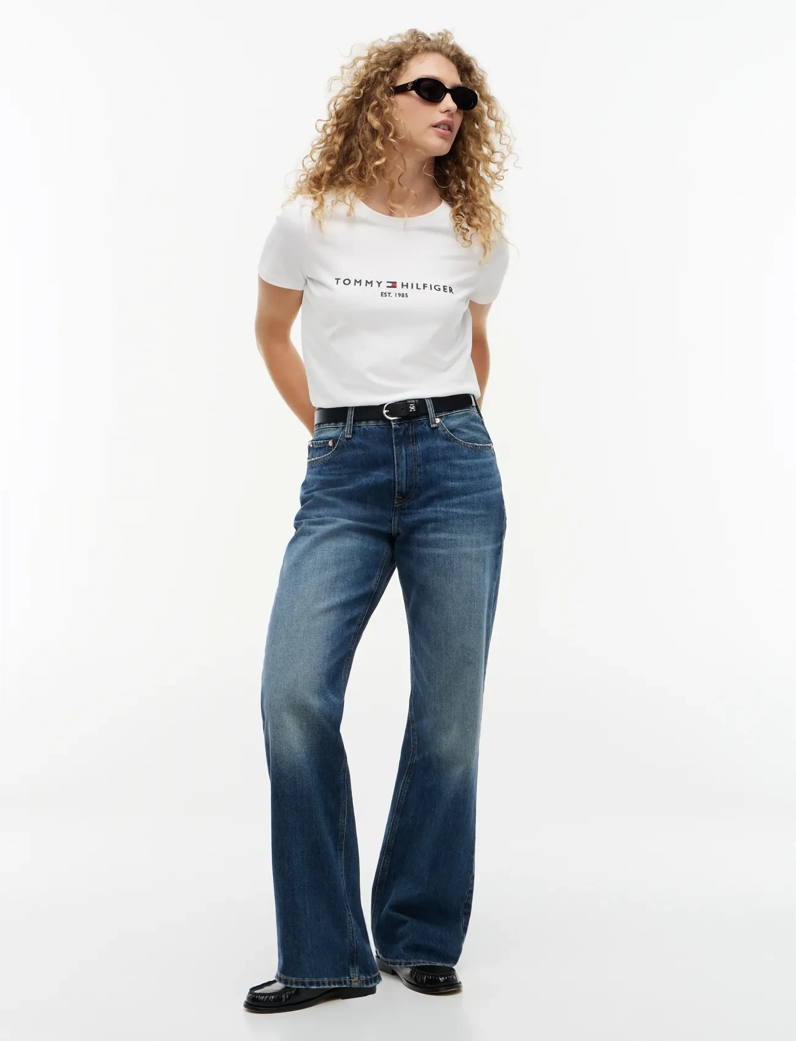 TOMMY HILFIGER Heritage Hilfiger C-Nk Reg Tee t-shirts dam – bild 4