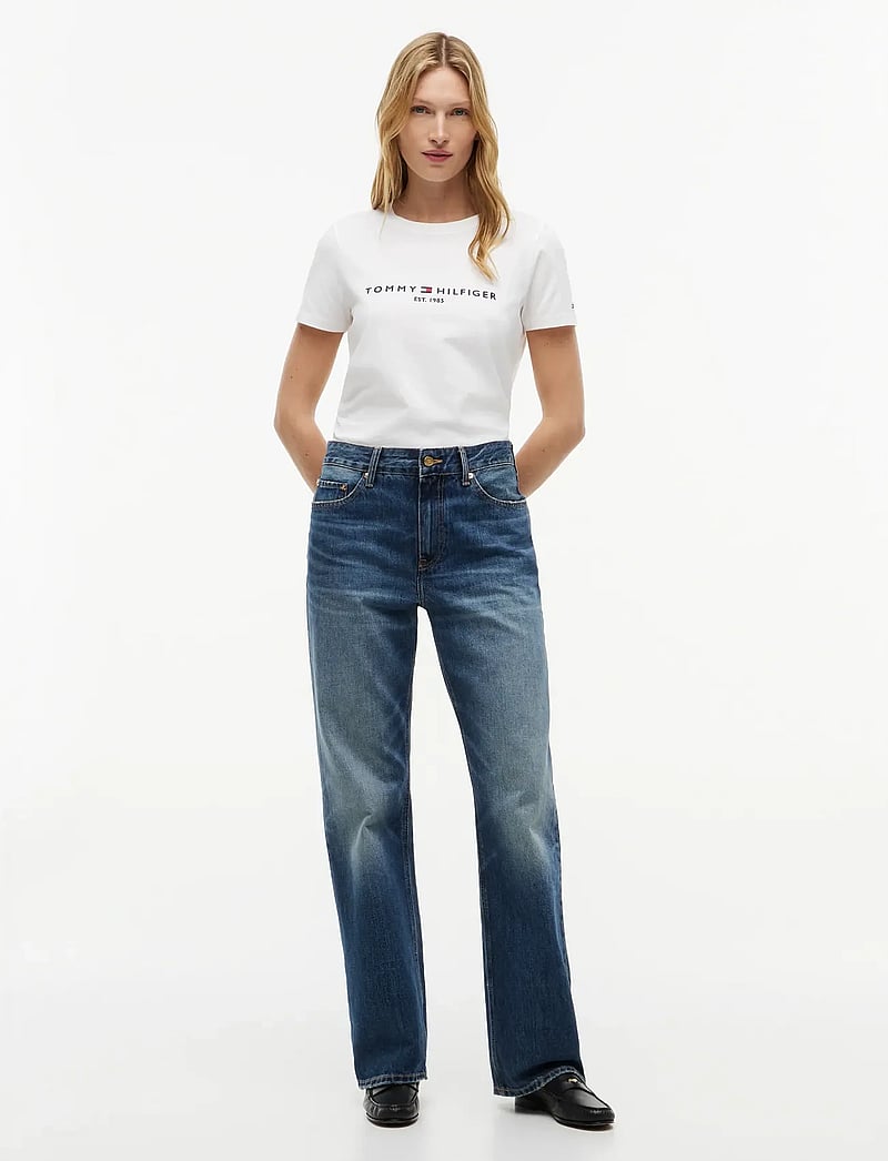 Tommy Hilfiger - HERITAGE HILFIGER C-NK REG TEE - t-särgid - white - 4