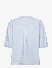 Tommy Hilfiger - ORG COTTON N RELAXED SHIRT SS - koszule z krótkim rękawem - breezy blue - 1