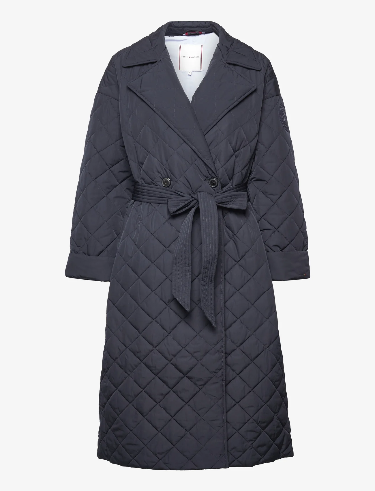 Tommy Hilfiger - RELAXED SORONA QUILTED TRENCH - lentejassen - desert sky - 0