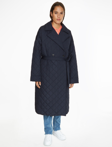 RELAXED SORONA QUILTED TRENCH, Tommy Hilfiger