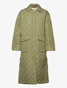 QUILTED SORONA LONG SHACKET, Tommy Hilfiger