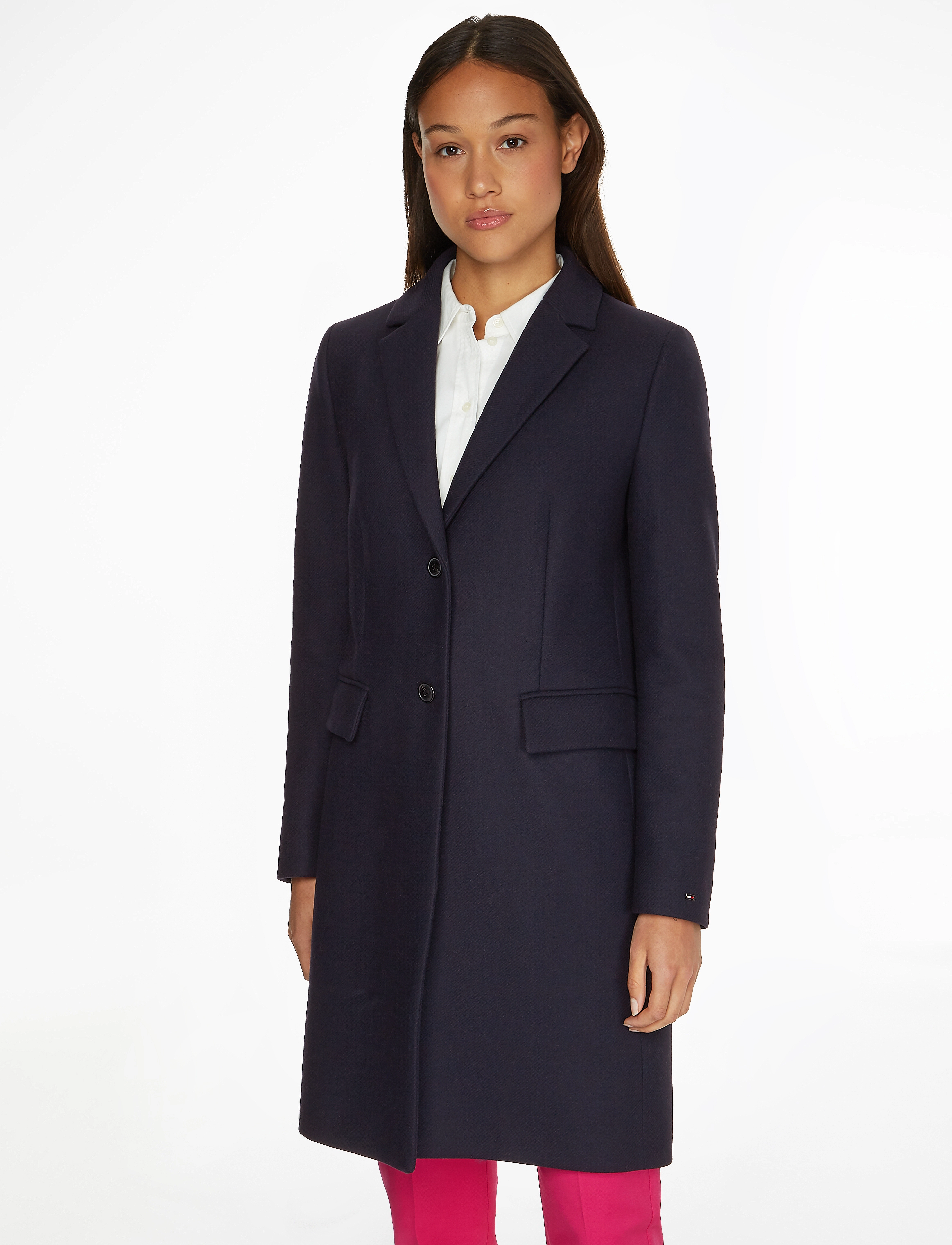 Tommy Hilfiger - WOOL BLEND CLASSIC COAT - desert sky - 2