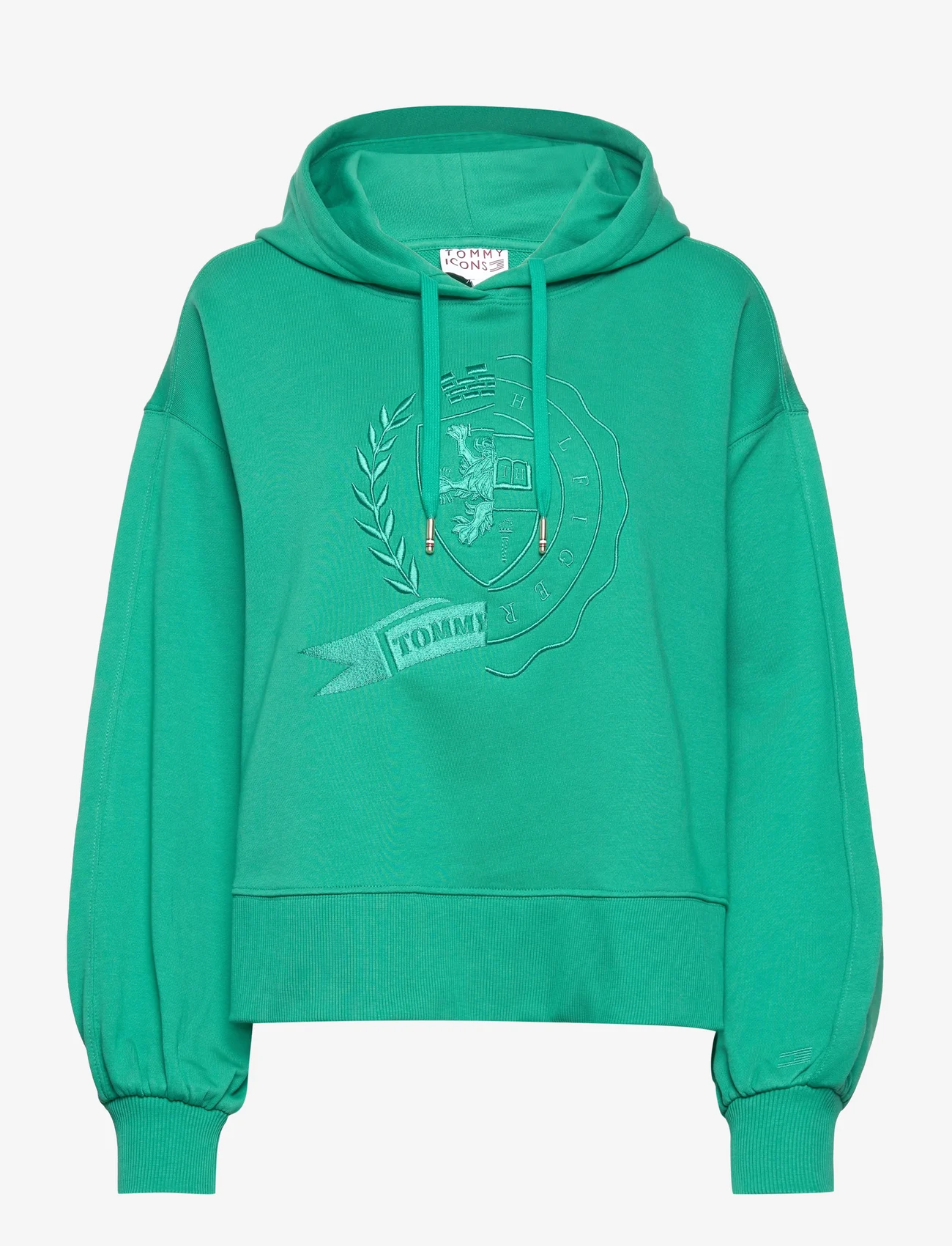 Tommy Hilfiger - ICON RELAXED ICON HOODY - hupparit - icon green - 0