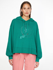 Tommy Hilfiger - ICON RELAXED ICON HOODY - hupparit - icon green - 2