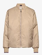 CLEAN PADDED GS BOMBER - BEIGE