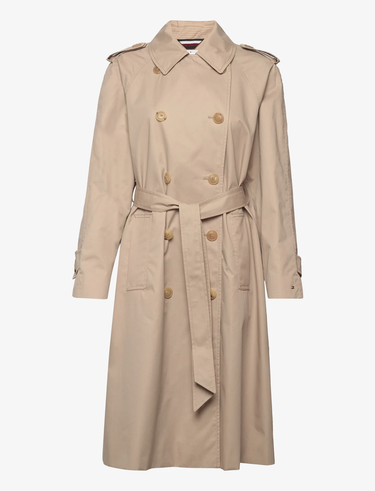 Tommy Hilfiger - 1985 COTTON BLEND DB TRENCH - trench coats - beige - 0