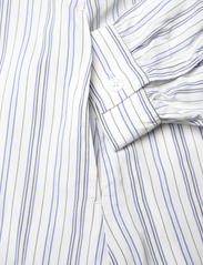 Tommy Hilfiger - VIS STRIPE MIDI SHIRT DRESS LS - sukienki koszulowe - textured stripe /ecru blue - 5