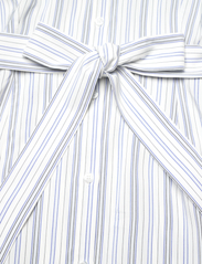 Tommy Hilfiger - VIS STRIPE MIDI SHIRT DRESS LS - sukienki koszulowe - textured stripe /ecru blue - 6