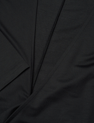 Tommy Hilfiger - REG VISC WRAP KNEE DRESS 7/8 - wrap dresses - black - 2