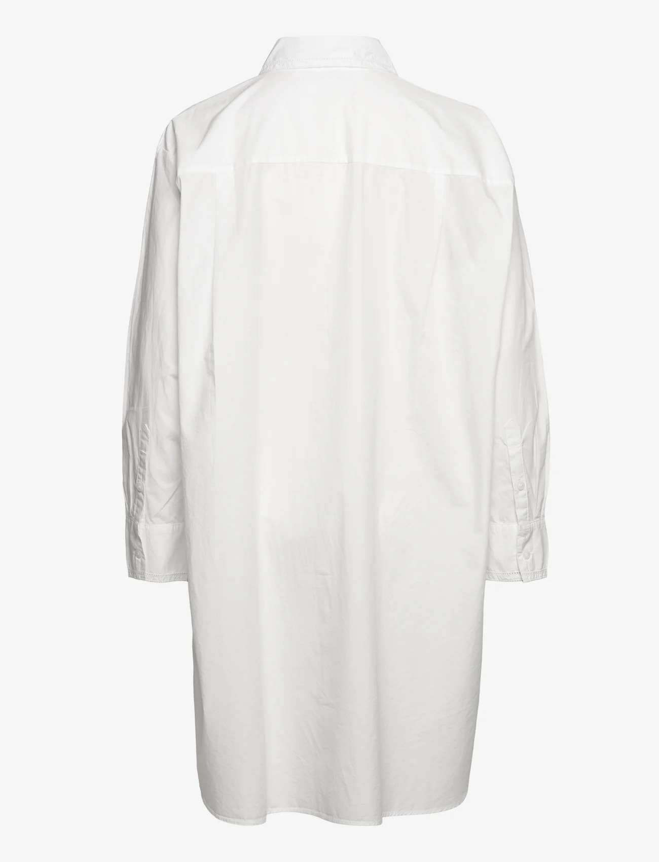 Tommy Hilfiger - ORG CO SOLID KNEE SHIRT DRESS - shirt dresses - th optic white - 1