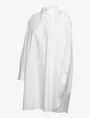 Tommy Hilfiger - ORG CO SOLID KNEE SHIRT DRESS - midi-kleider - th optic white - 3