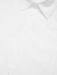 Tommy Hilfiger - ORG CO SOLID KNEE SHIRT DRESS - midi-kleider - th optic white - 4