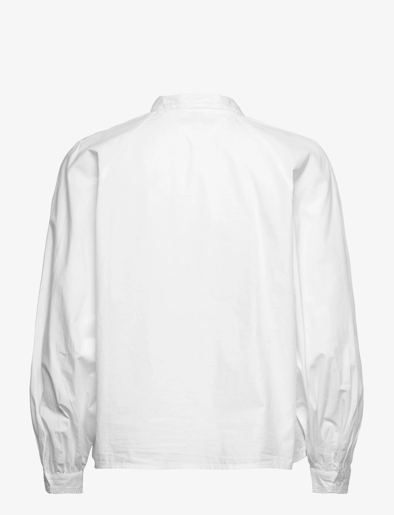 Tommy Hilfiger - ORG CO SOLID RAGLAN SHIRT LS - marškiniai ilgomis rankovėmis - th optic white - 1