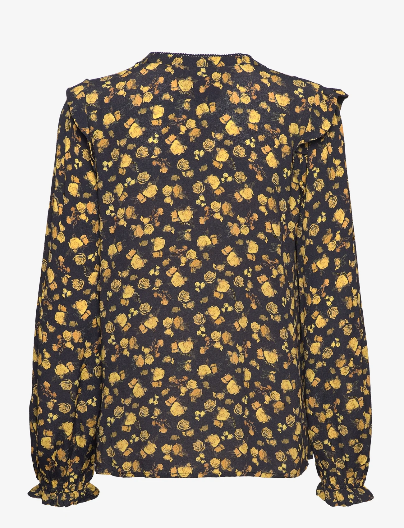 Tommy Hilfiger - MOSS CREPE ROSE BLOUSE LS - blouses met lange mouwen - frosted floral ditsy - 1