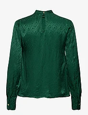 Tommy Hilfiger - VIS JACQUARD KNOT NECK BLOUSE - blouses met lange mouwen - tonal monogram jacquard/ prep green - 1