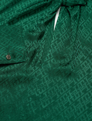 Tommy Hilfiger - VIS JACQUARD KNOT NECK BLOUSE - langärmlige blusen - tonal monogram jacquard/ prep green - 2