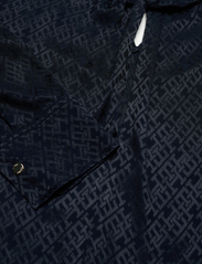 Tommy Hilfiger - VIS JACQUARD KNOT NECK BLOUSE - blouses met lange mouwen - tonal monogram jacquard/ desert sky - 2