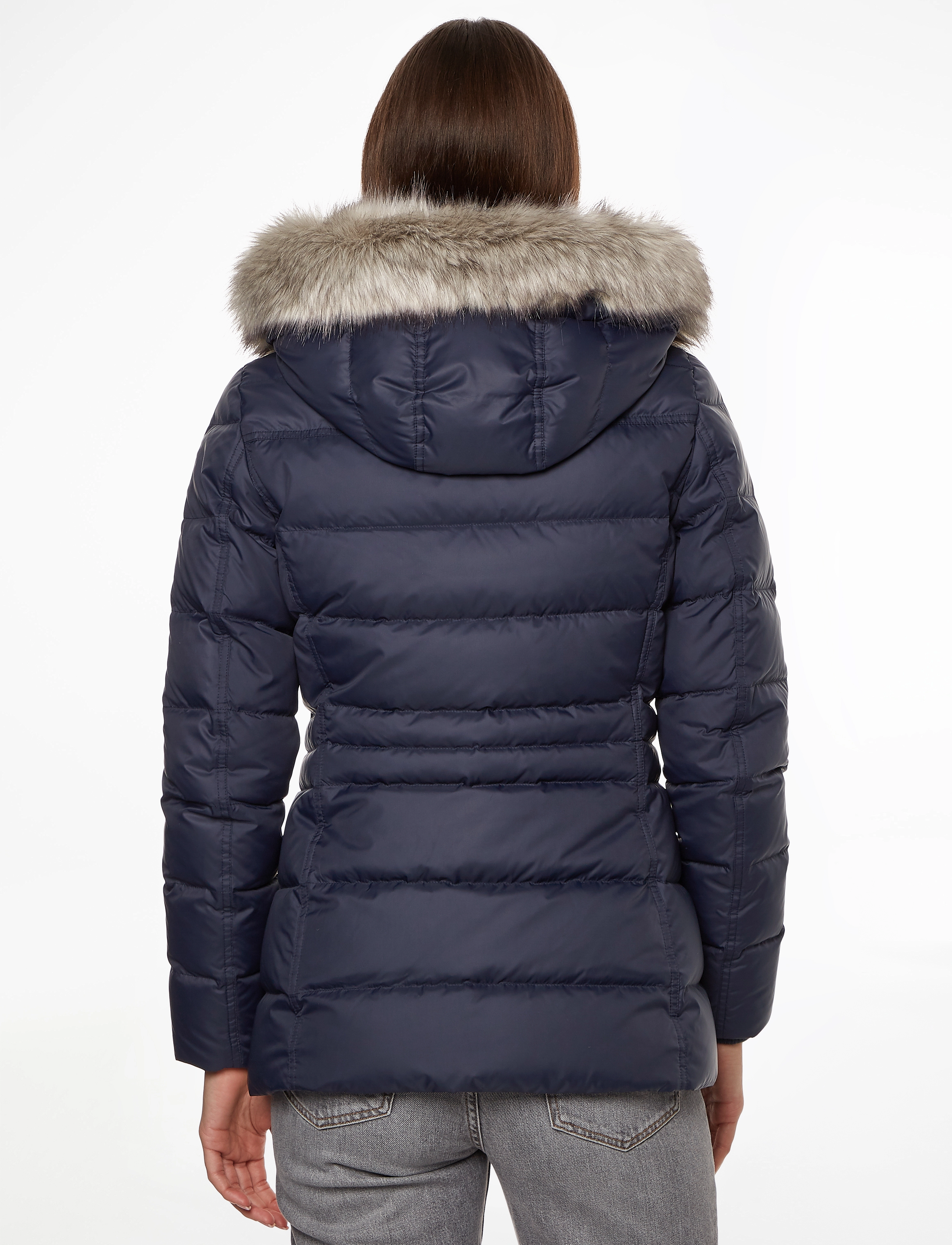 Tommy Hilfiger - TYRA DOWN JKT WITH FUR - desert sky - 3