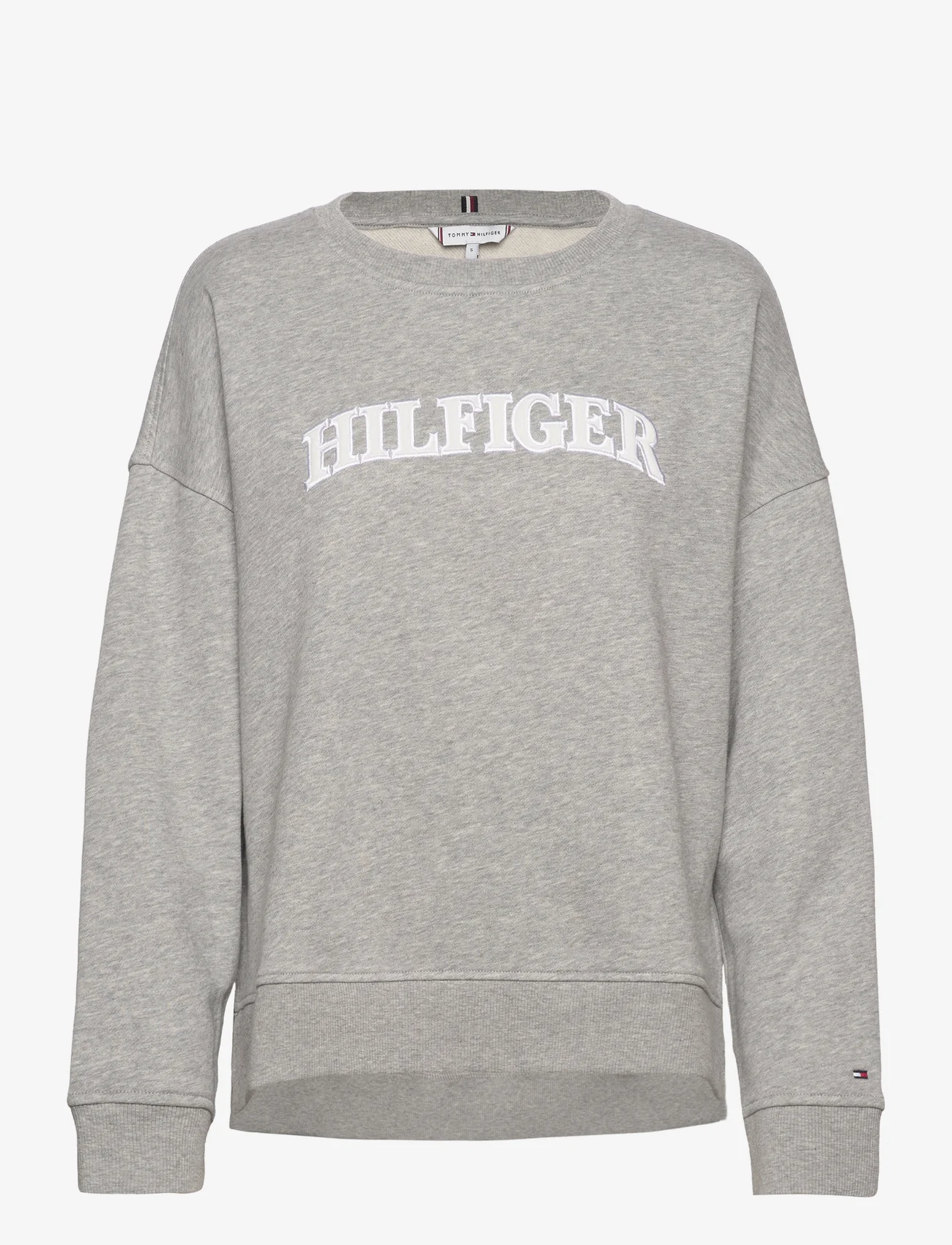 Tommy Hilfiger - RLX TONAL HILFIGER O-NK SWTSHIRT - hoodies - light grey htr - 0