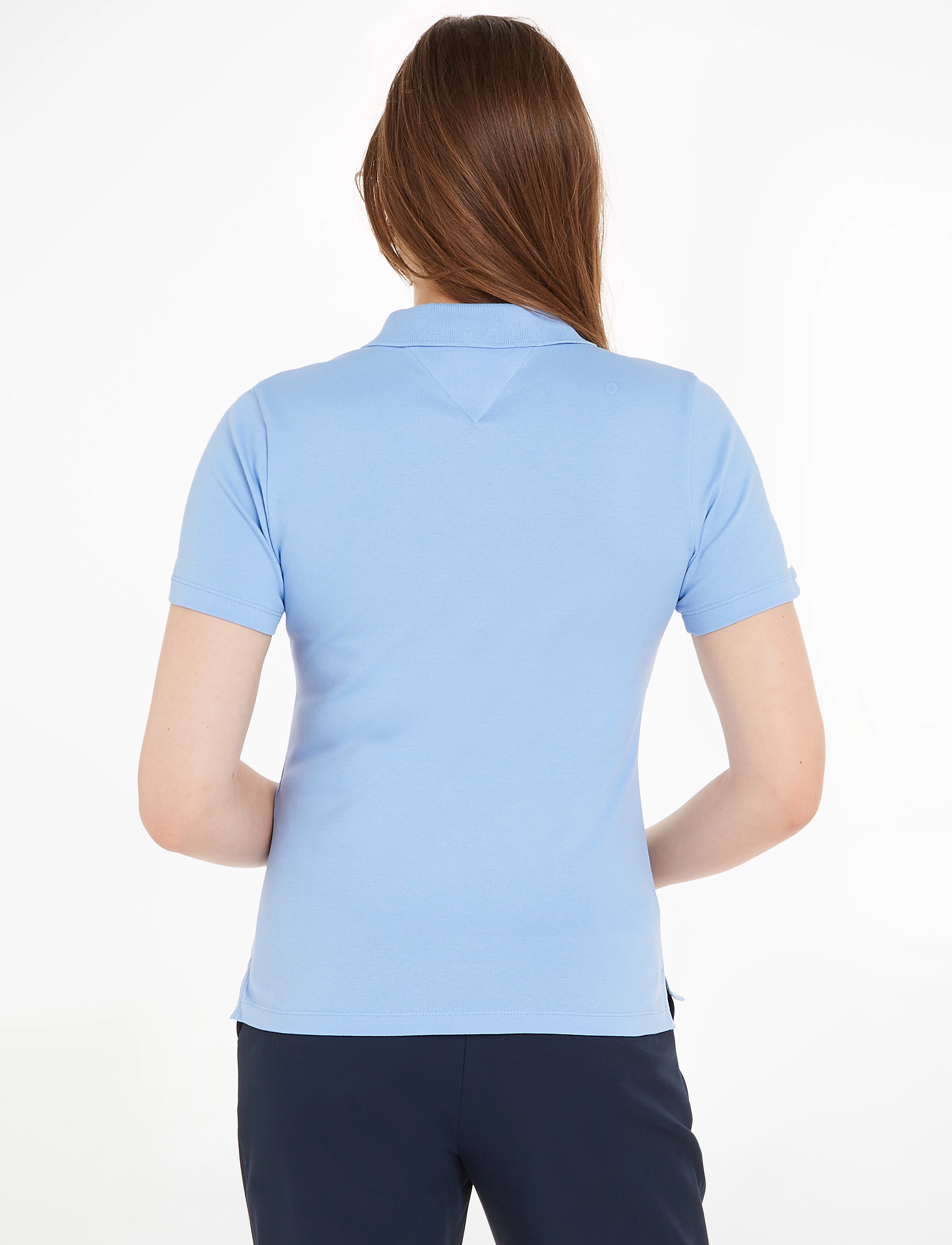 Tommy Hilfiger - 1985 SLIM PIQUE POLO SS - vessel blue - 4