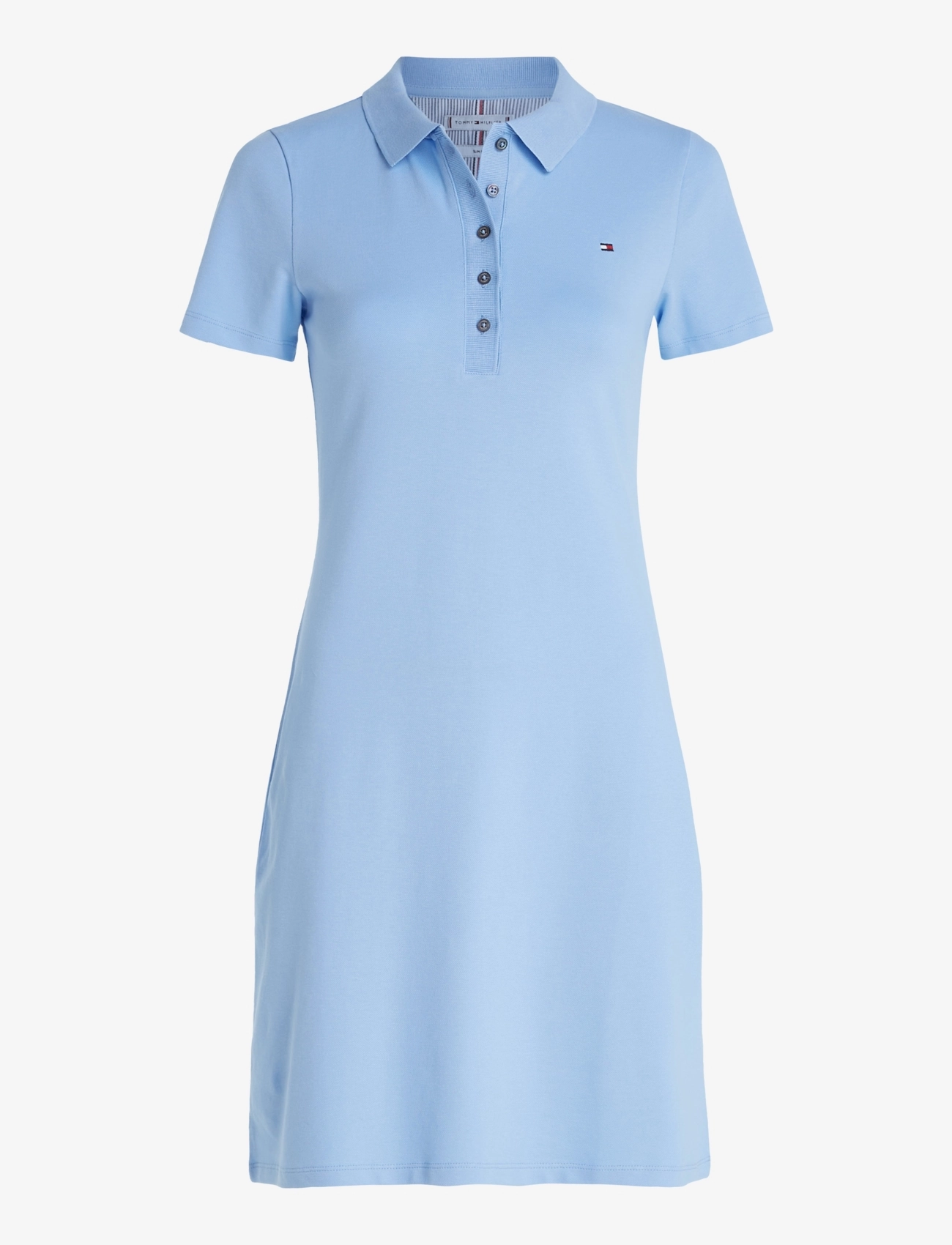 Tommy Hilfiger - 1985 SLIM PIQUE POLO DRESS SS - vessel blue - 1