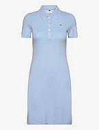 1985 SLIM PIQUE POLO DRESS SS - WELL WATER