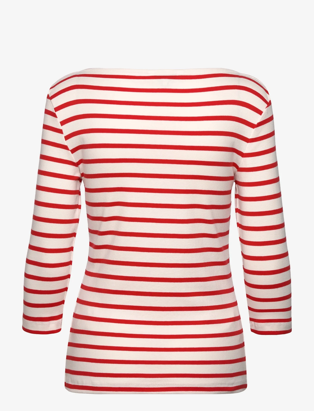 Tommy Hilfiger - SLIM CODY RIB STP B-NK 3/4SLV - tops met lange mouwen - breton stp w white/ fireworks - 1