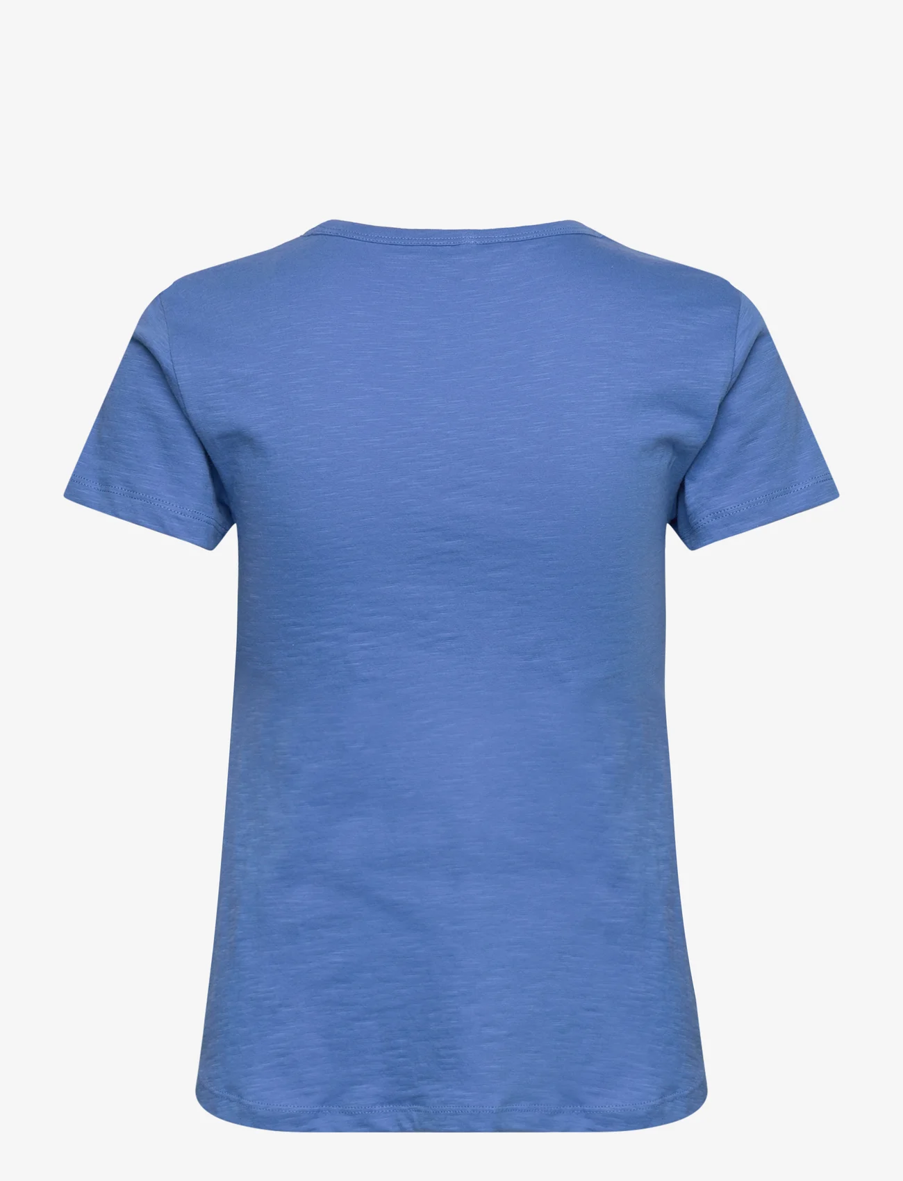 Tommy Hilfiger - 1985 SLIM SLUB C-NK SS - t-shirts & tops - iconic blue - 1