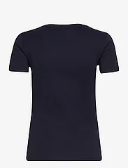 Tommy Hilfiger - SLIM CODY RIB V-NECK SS - t-shirt & tops - desert sky - 1