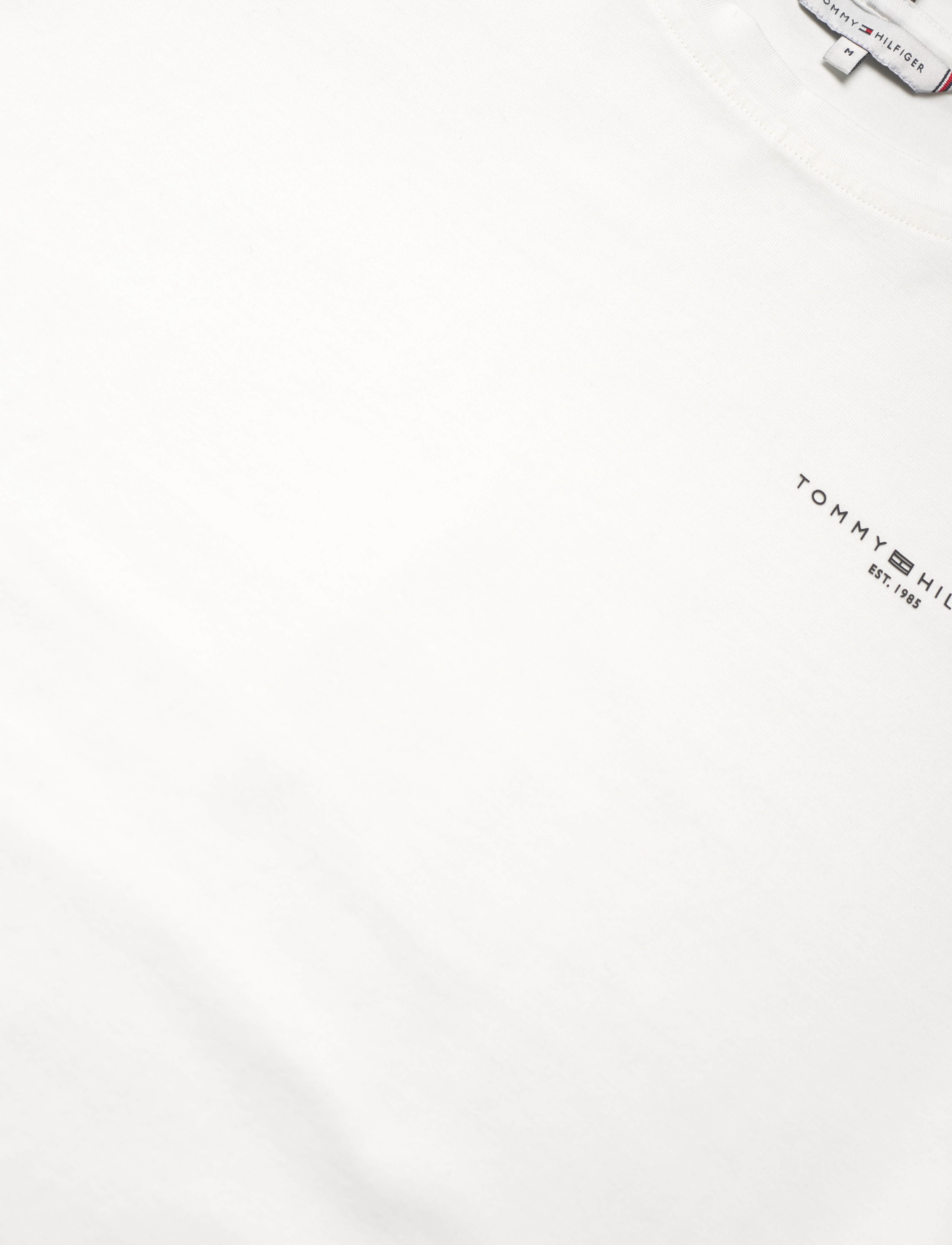 Tommy Hilfiger - 1985 REG MINI CORP LOGO C-NK SS - ecru - 2