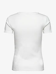 Tommy Hilfiger - SLIM CODY RIB C-NK SS - t-shirts - ecru - 1