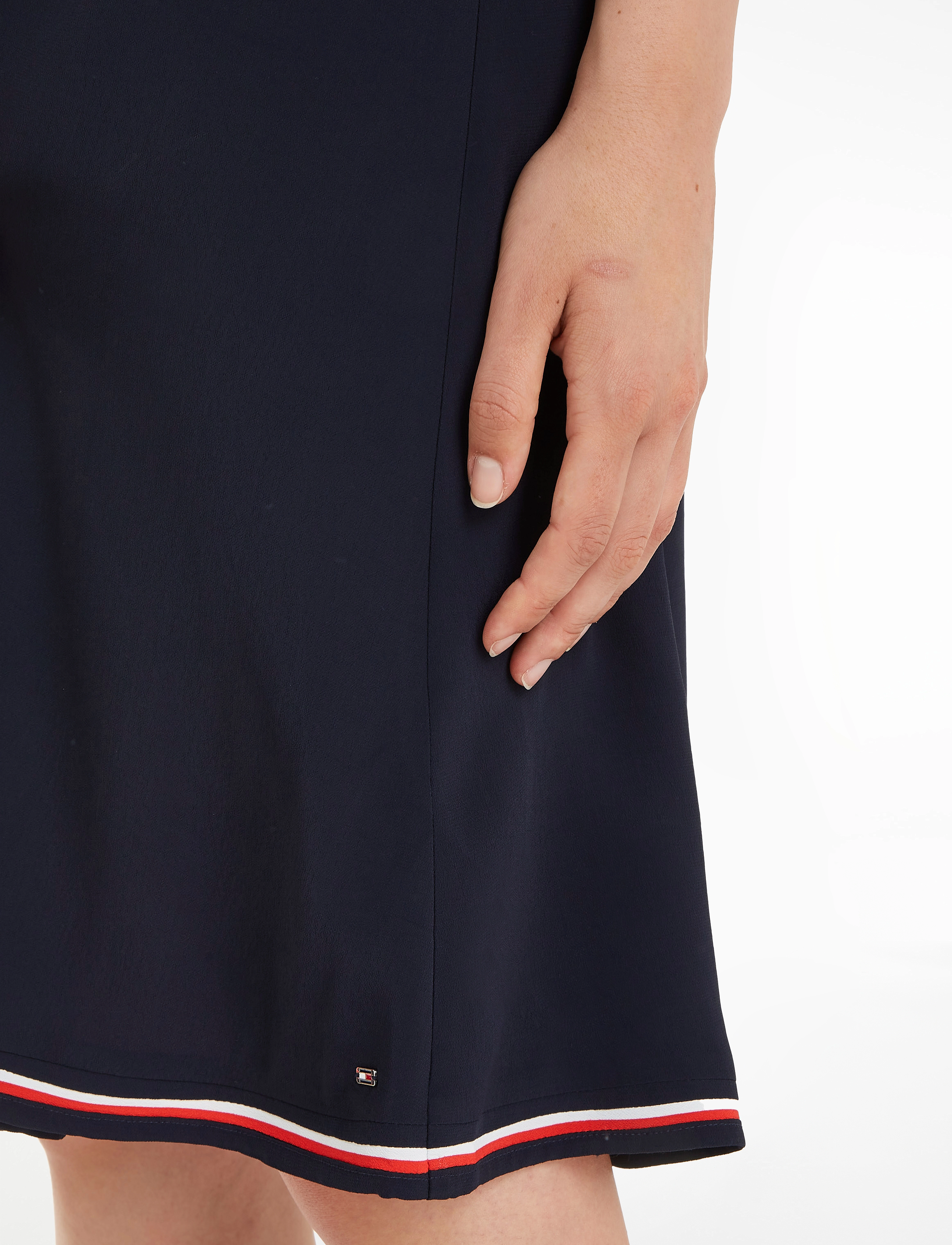 Tommy Hilfiger - VIS CREPE GLOBAL STP SHIFT DRESS - desert sky - 1