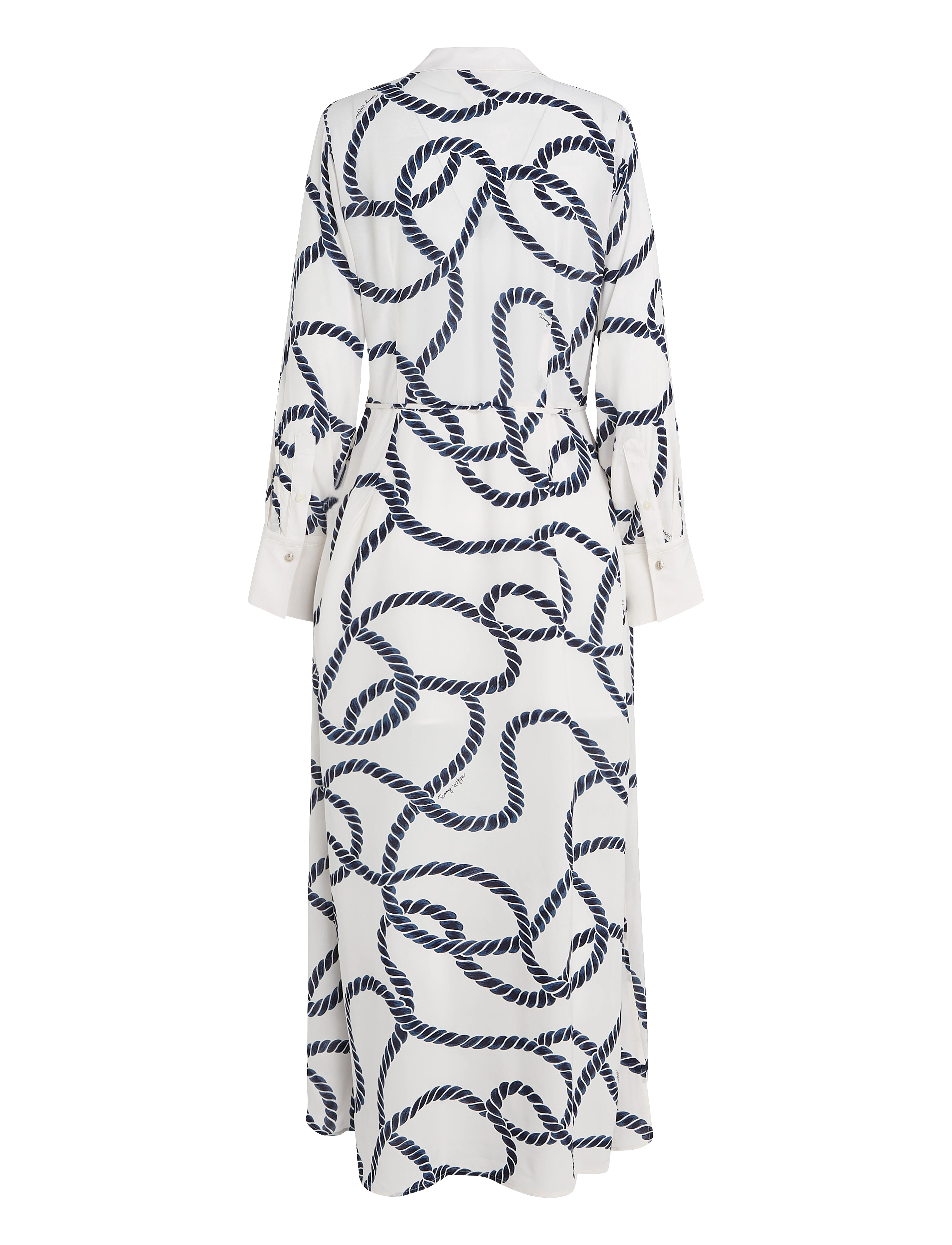 Tommy Hilfiger - VIS COASTAL ROPE LONG POLO DRESS - coastal rope blue coast - 1