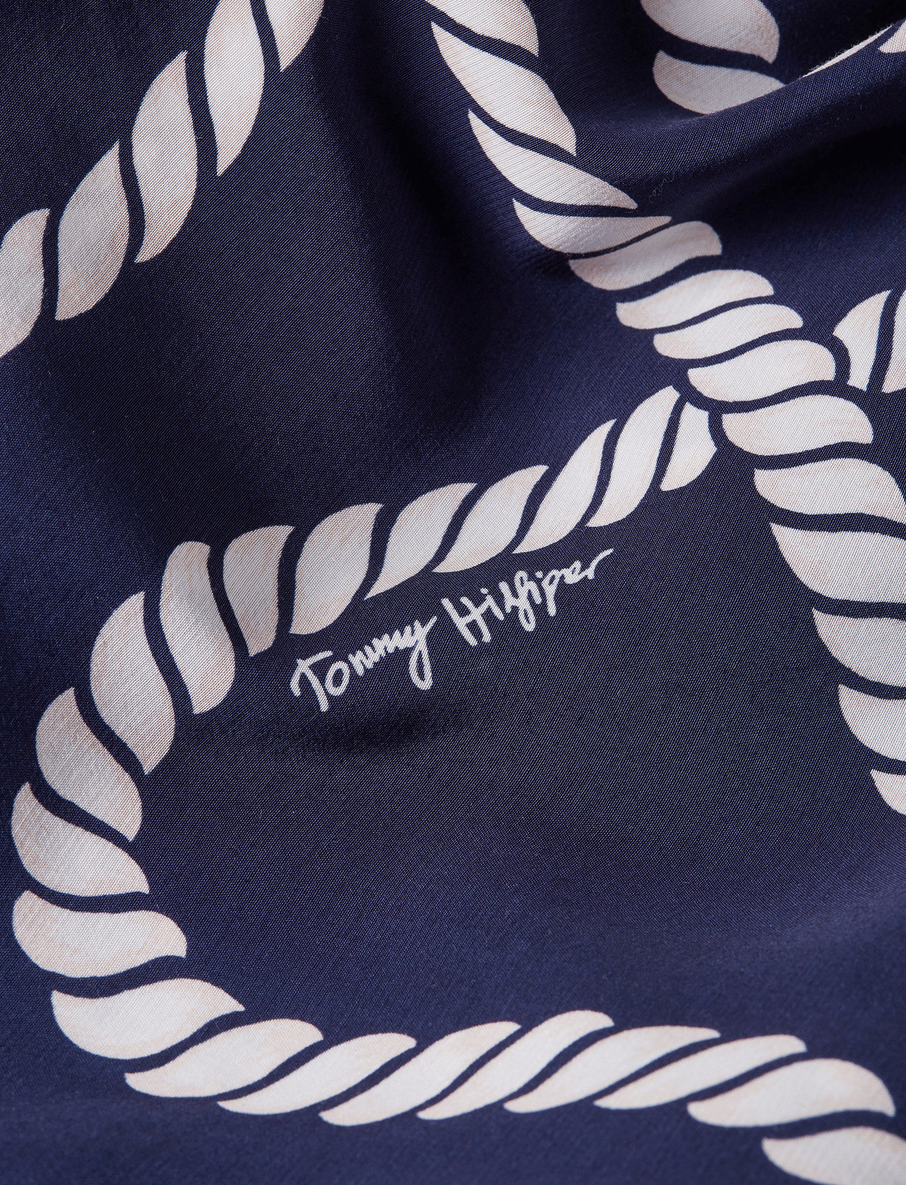 Tommy Hilfiger - VIS ROPE PRINT BLOUSE LS - coastal rope carbon navy - 5