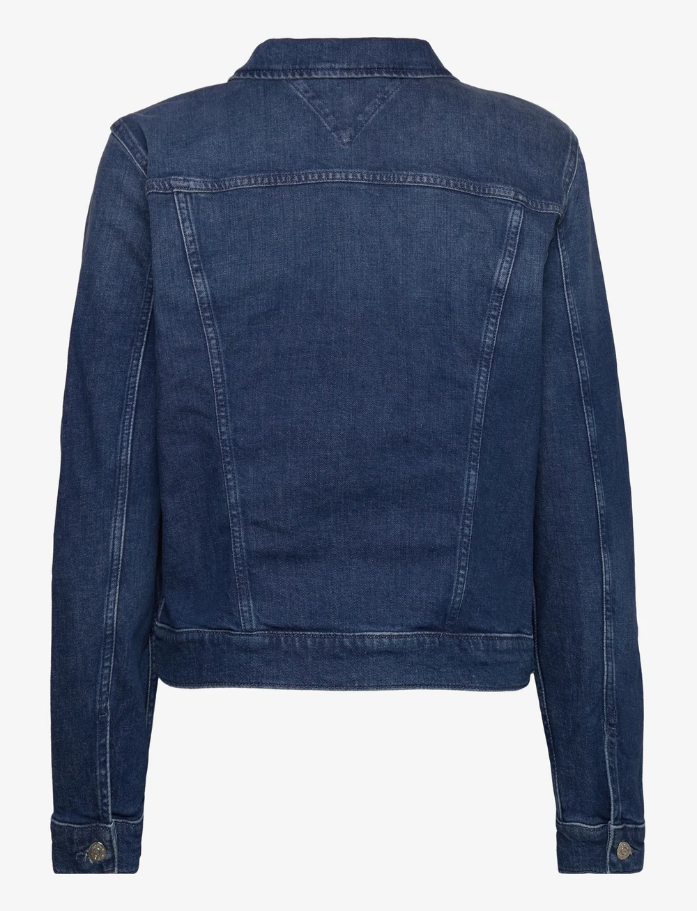 Tommy hilfiger denim jacket 2025 mens logo on the back