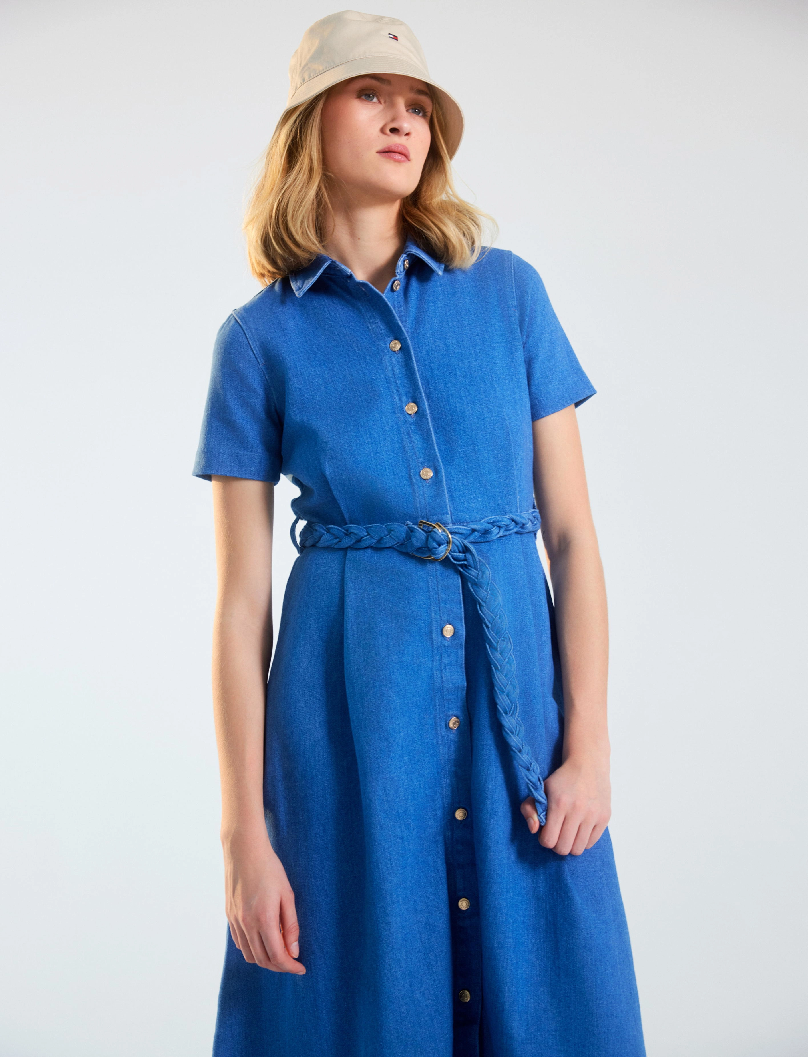 Tommy Hilfiger - DNM FIT & FLARE SS DRESS EMMY - emmy - 2