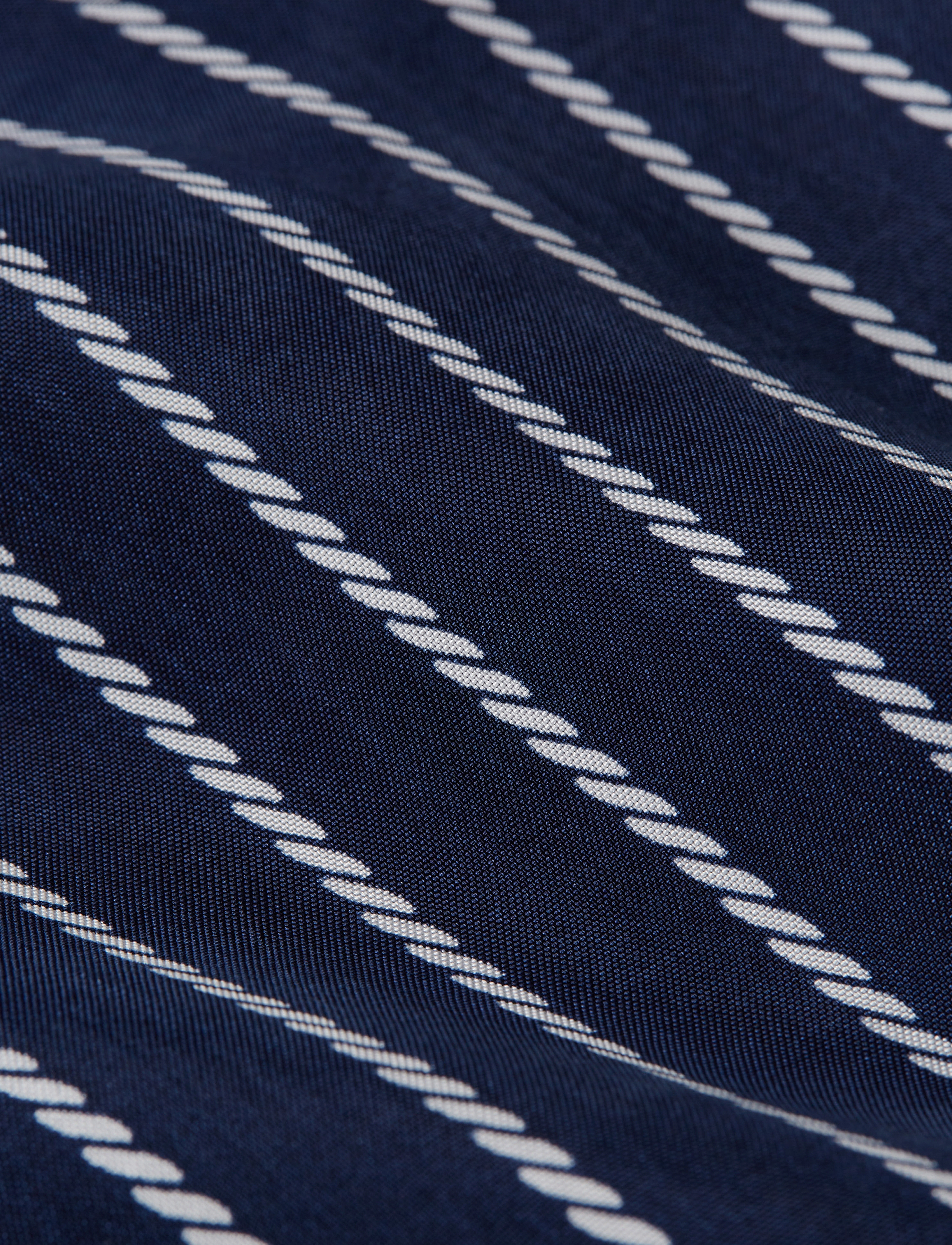 Tommy Hilfiger - CUPRO ROPE ST MIDI SHIRT DRESS - rope stp/ carbon navy/ white - 5