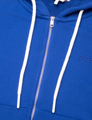 Tommy Hilfiger - REG HILFIGER FR-TERRY ZIP HOODIE - sporta džemperi un džemperi ar kapuci - ultra blue - 5