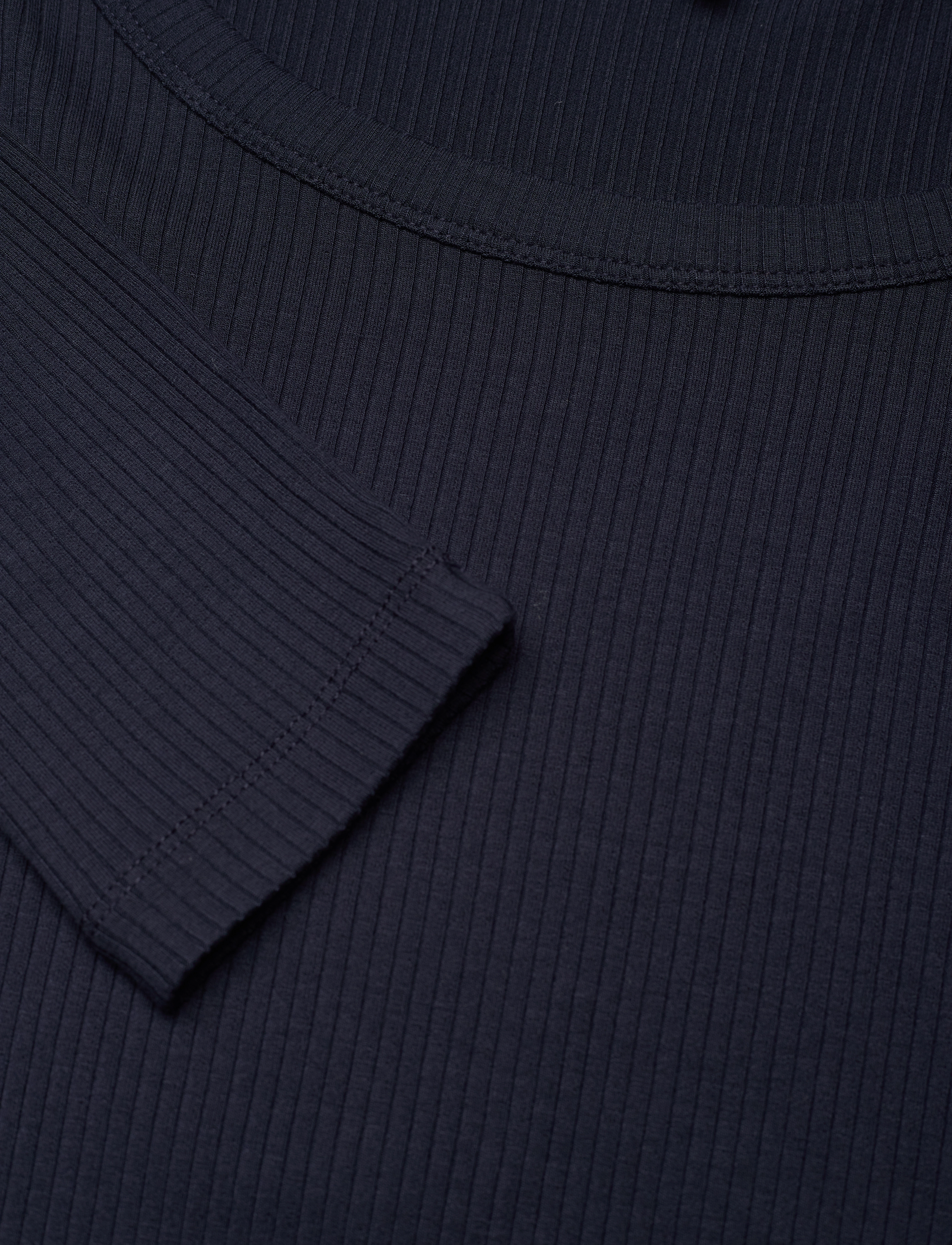 Tommy Hilfiger - SLIM 5X2 RIB O-NK LS - desert sky - 2
