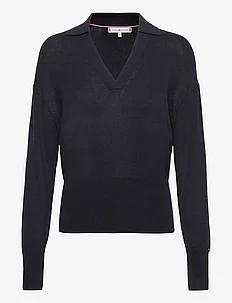 OPEN POLO BLOUSSON SWEATER, Tommy Hilfiger