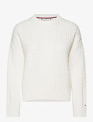 Tommy Hilfiger - CABLE ALL OVER C-NK SWEATER - pullover - ecru - 0