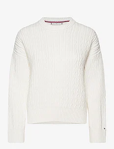 CABLE ALL OVER C-NK SWEATER, Tommy Hilfiger