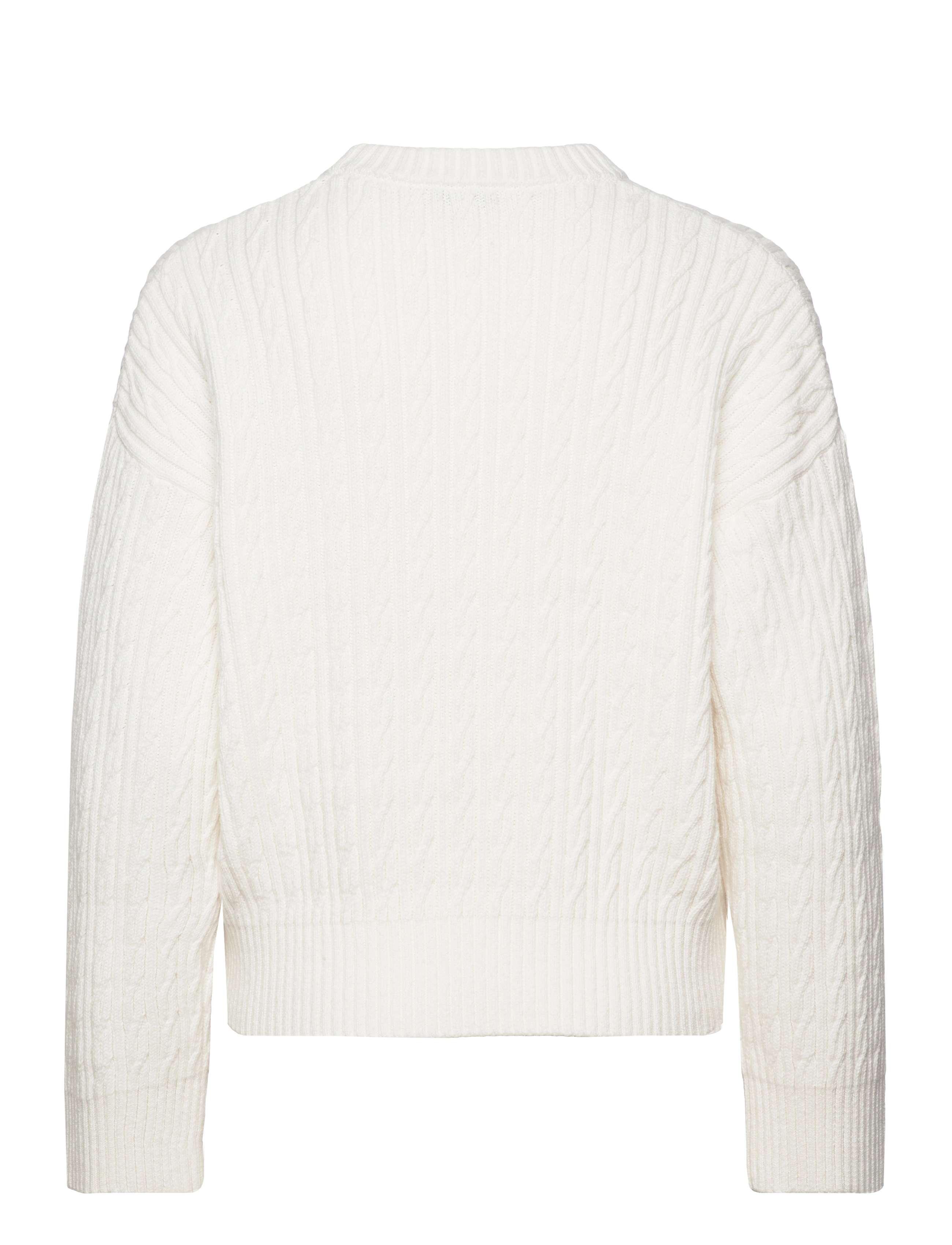 Tommy Hilfiger - CABLE ALL OVER C-NK SWEATER - ecru - 1