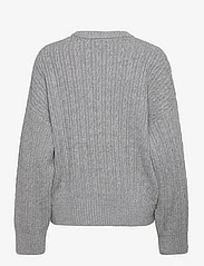 Tommy Hilfiger - CABLE ALL OVER C-NK SWEATER - neulepuserot - med heather grey - 1