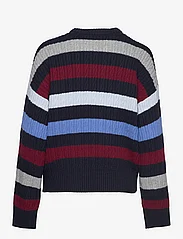 Tommy Hilfiger - CABLE RWB STRIPE C-NK SWEATER - džemperi - multicolored stp - 1