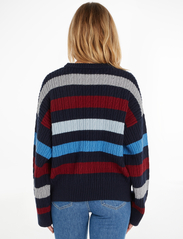 Tommy Hilfiger - CABLE RWB STRIPE C-NK SWEATER - pulls - multicolored stp - 3