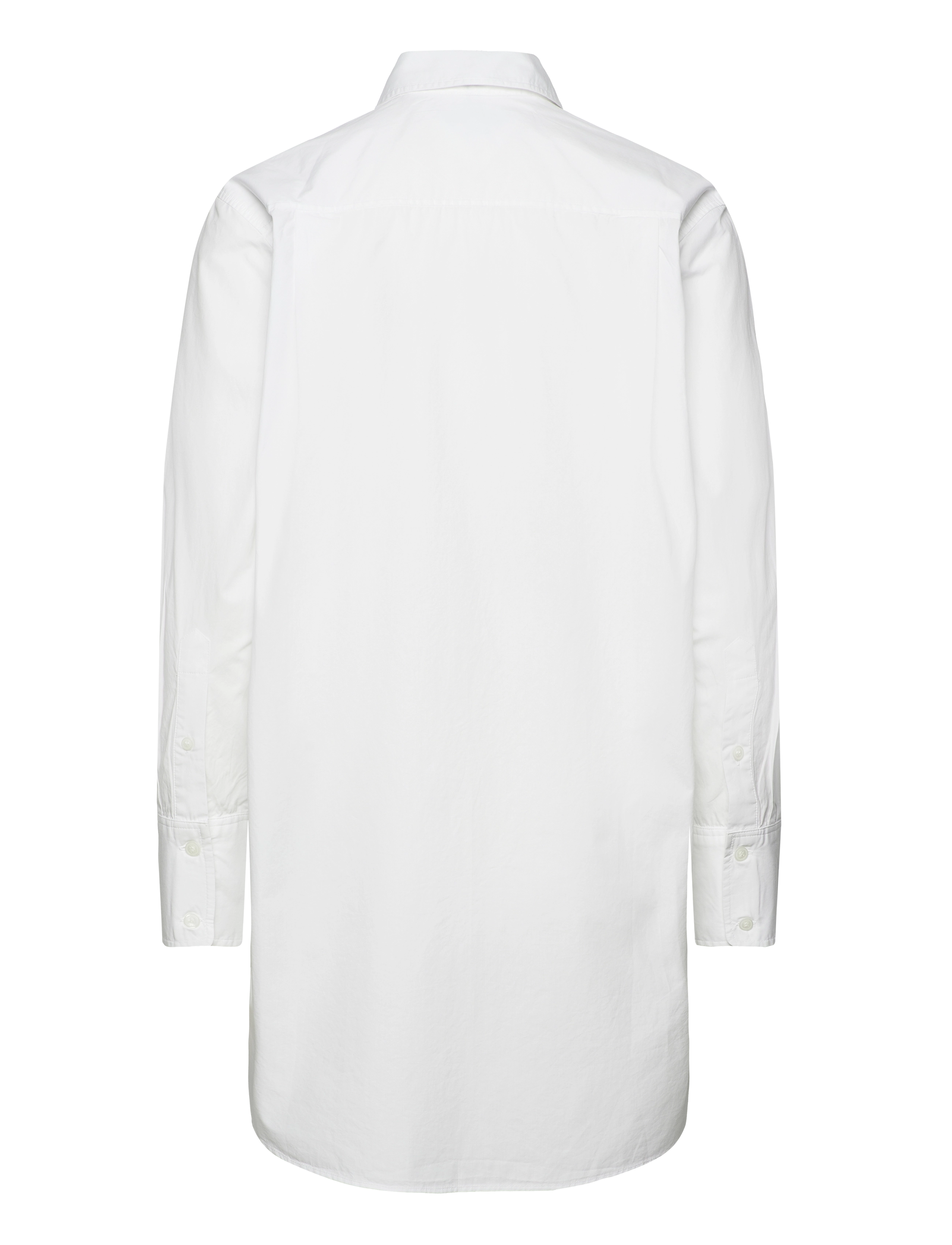 Tommy Hilfiger - ORG CO HERO SHORT SHIRT DRESS LS - th optic white - 1